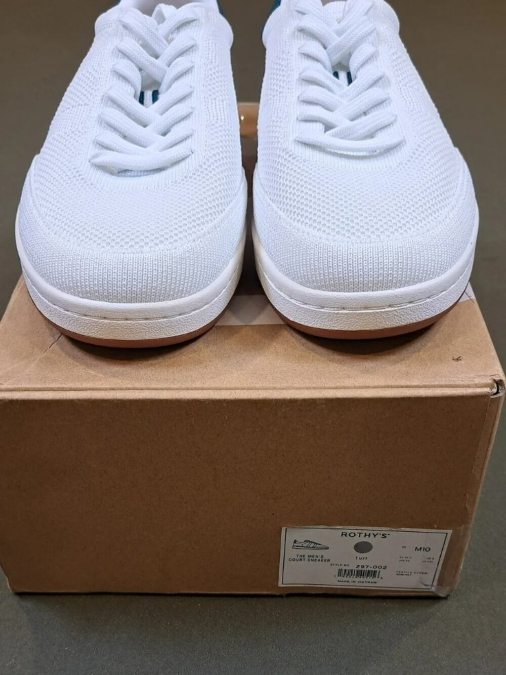 Rothy's The Men's Court Sneaker in Turf - Size: 10 - Picture 4 of 10